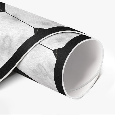 Kulatý vinylový koberec Módní mramorový design dlaždice
