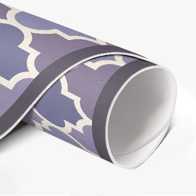 Kulatý vinylový koberec Stylové dlaždice elegantní mozaika