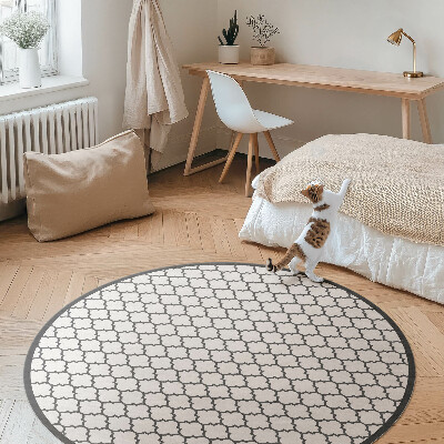 Kulatý vinylový koberec Elegantní mozaika stylové dlaždice