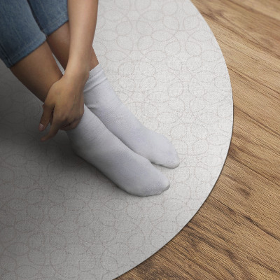 Kulatý vinylový koberec Minimalistický moderní design