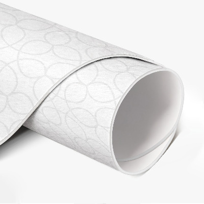 Kulatý vinylový koberec Minimalistický moderní design