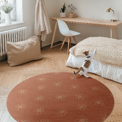 Vzor se sluncem styl boho vintage