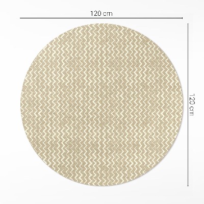 Kulatý vinylový koberec Nepravidelné ornamenty design boho