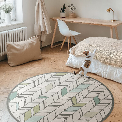 Abstrakce ilustrace rybí kost styl indiánský