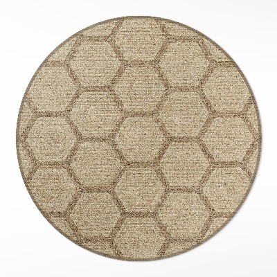 Imitace textilie v hexagonech
