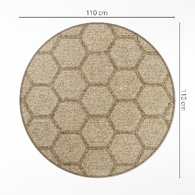 Imitace textilie v hexagonech