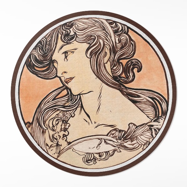 Portrét ženy Alfons Mucha