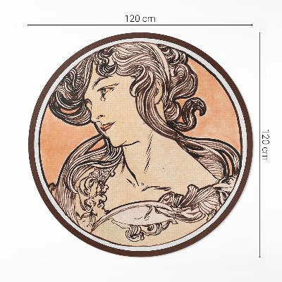 Portrét ženy Alfons Mucha