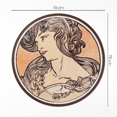 Portrét ženy Alfons Mucha