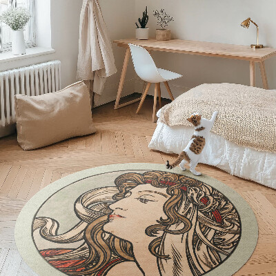 Ženský portrét Alfons Mucha