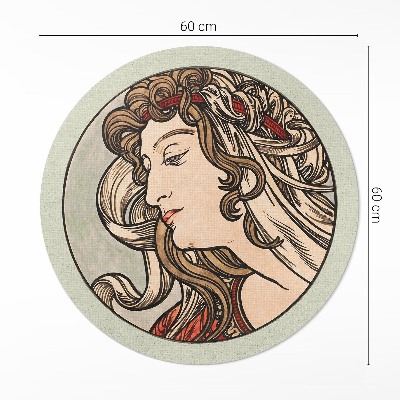 Ženský portrét Alfons Mucha