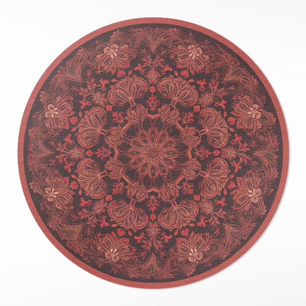 Zahuštěná mandala rostlinné motivy vintage
