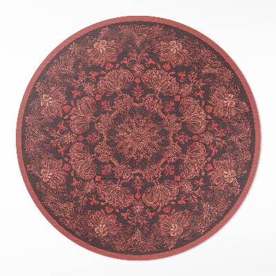 Zahuštěná mandala rostlinné motivy vintage