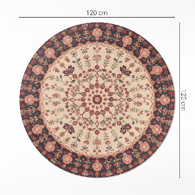 Mandala styl perský rostlinný motiv vintage