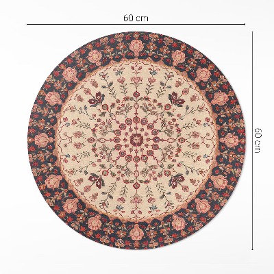 Mandala styl perský rostlinný motiv vintage