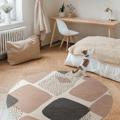 Abstraktní kompozice skvrn styl boho