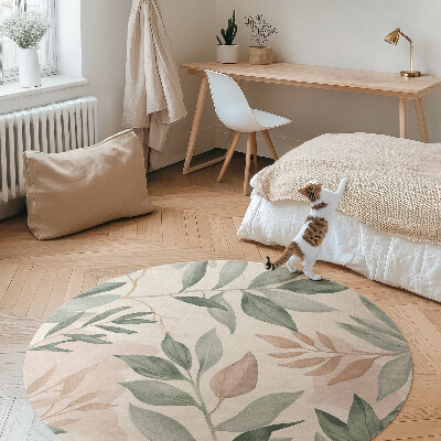 Akvarel jemné větvičky a listy boho