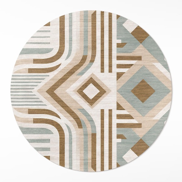 Boho abstrakce geometrický styl indiánský