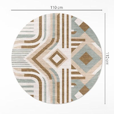 Boho abstrakce geometrický styl indiánský