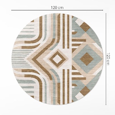 Boho abstrakce geometrický styl indiánský