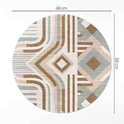 Boho abstrakce geometrický styl indiánský