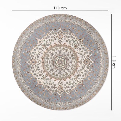 Jemný rostlinný ornament mandala vintage