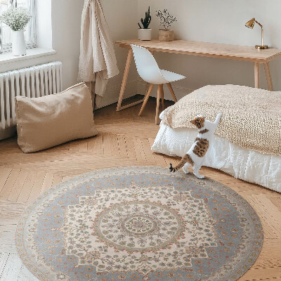 Jemný rostlinný ornament mandala vintage