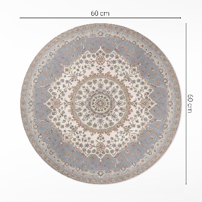 Jemný rostlinný ornament mandala vintage