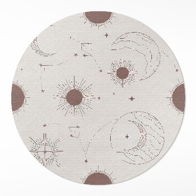 Vesmír měsíce hvězdy astrologický vzor