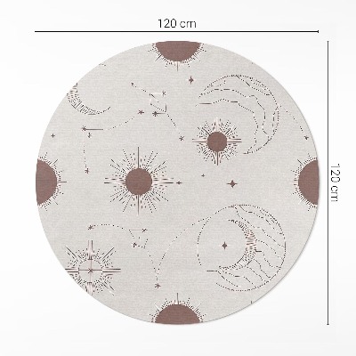 Vesmír měsíce hvězdy astrologický vzor