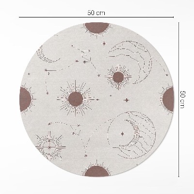Vesmír měsíce hvězdy astrologický vzor