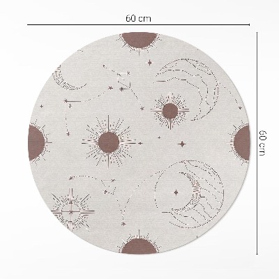 Vesmír měsíce hvězdy astrologický vzor