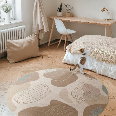 Abstrakce boho oblý skvrny a čáry