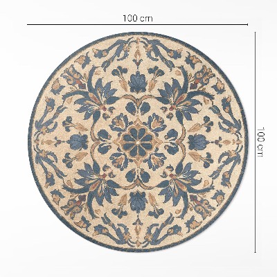 Ornament ve stylu rokoka mandala vintage