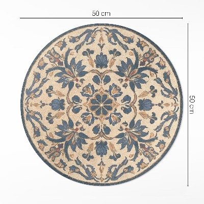 Ornament ve stylu rokoka mandala vintage