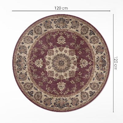 Kulatý vinylový koberec Elegantní perská harmonie