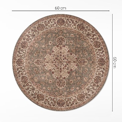 Kulatý vinylový koberec Ornamenty inspirované perským uměním