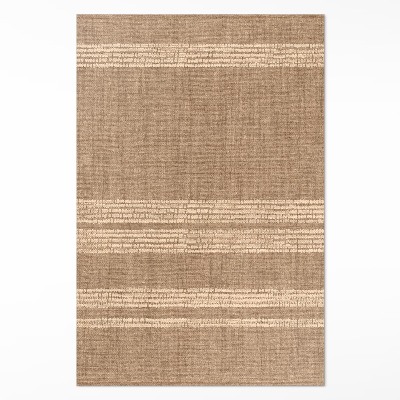 Béžové pruhy boho imitace tkaniny