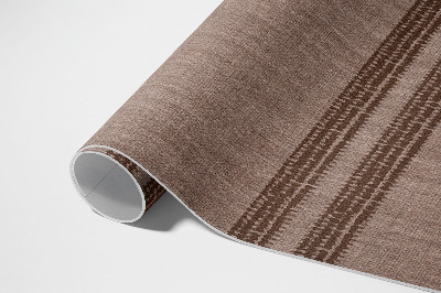 Hnědé pruhy boho imitace tkaniny