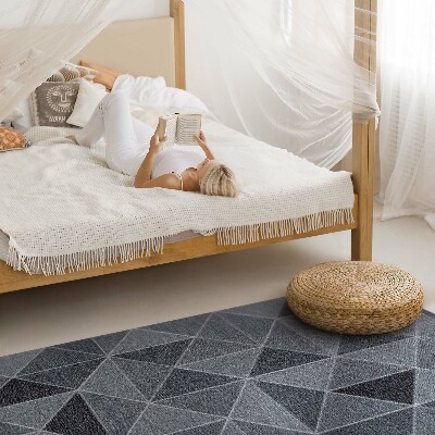 Vinylový koberec Geometrická abstrakce imitace tkaniny