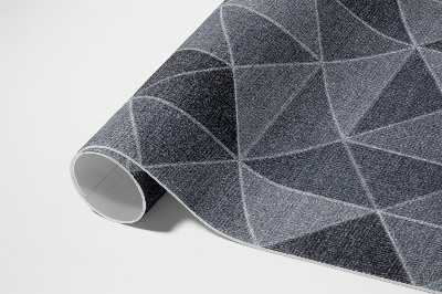 Vinylový koberec Geometrická abstrakce imitace tkaniny