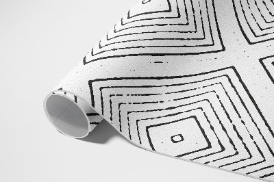 Vinylový koberec Pravidelné čtverce boho vzor