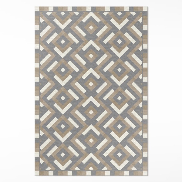 Geometrie pravidelný vzor vintage boho