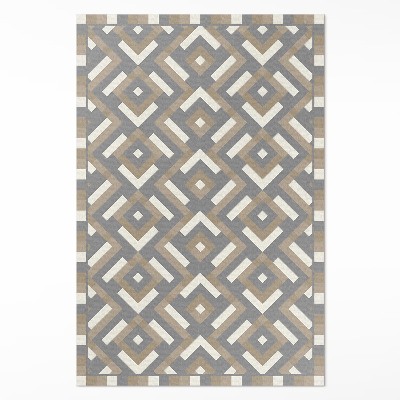 Geometrie pravidelný vzor vintage boho