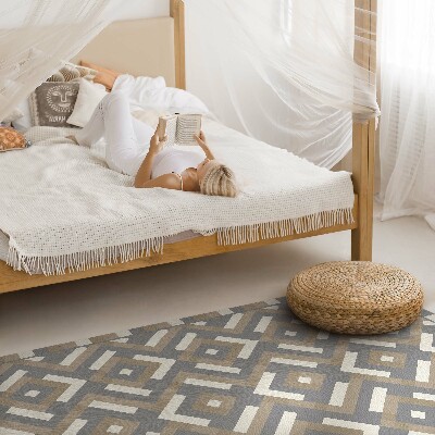 Geometrie pravidelný vzor vintage boho