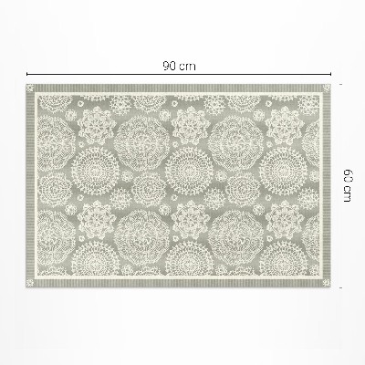 Květinové mandaly dekorativní vzor boho