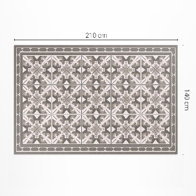 Geometrické kosočtverce zdobené dlaždice