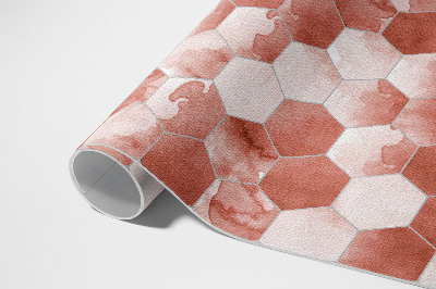 Akvarelové hexagony elegantní mozaika