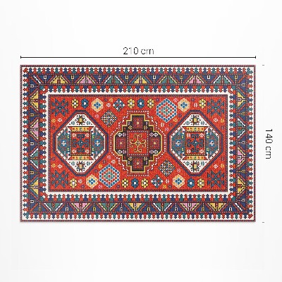 Vinylový koberec Turecký vzor dekorativní imitace tkaniny