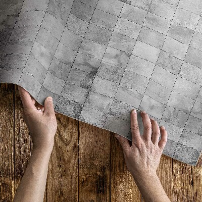 Vinylový koberec Světlé kamenné dlaždice industriální kachličky